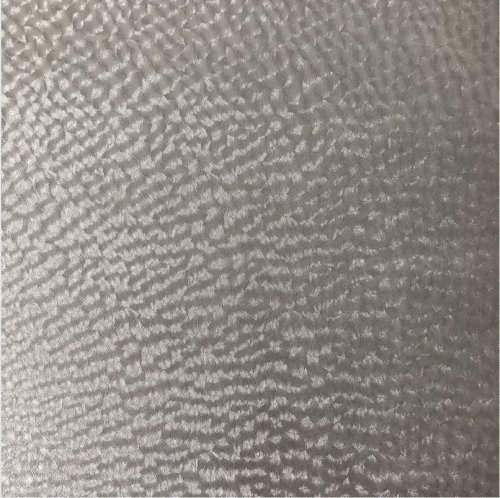 Kunstleder - holografisch - silber